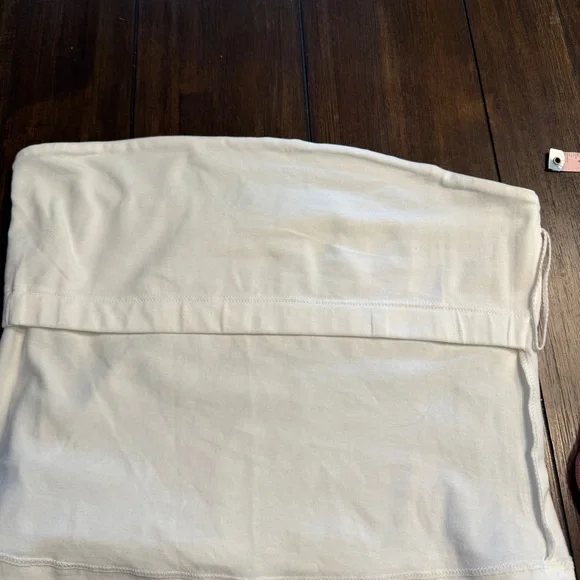 Intimately Free People White Bandeau Tube Top Size Medium Stretch Layering Top - Picture 5 of 8